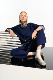 Joseph Ribkoff Sporty Pants Navy/Vanilla