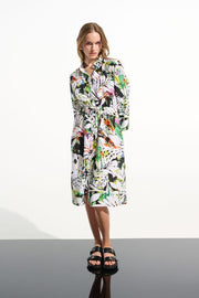 Joseph Ribkoff Shirt Dress Vanilla Multi