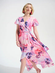 Joseph Ribkoff Wrap Dress Multi