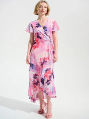 Joseph Ribkoff Wrap Dress Multi
