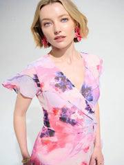 Joseph Ribkoff Wrap Dress Multi