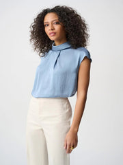 Joseph Ribkoff Top Chambray Blue