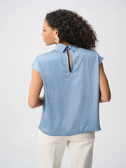Joseph Ribkoff Top Chambray Blue