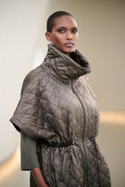 Joseph Ribkoff Quilted Vest Avocado