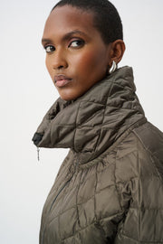 Joseph Ribkoff Quilted Vest Avocado