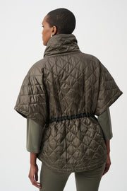 Joseph Ribkoff Quilted Vest Avocado