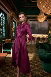 Joseph Ribkoff Wrap Dress Berry Burst