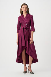 Joseph Ribkoff Wrap Dress Berry Burst