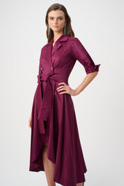 Joseph Ribkoff Wrap Dress Berry Burst
