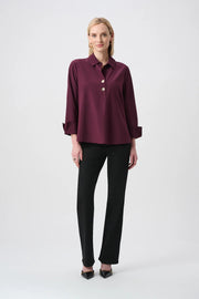 Joseph Ribkoff Blouse Elderberry
