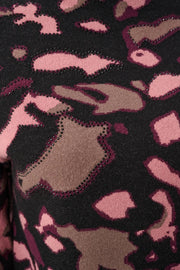 Joseph Ribkoff Jacquard Knit Sweater Black Multi
