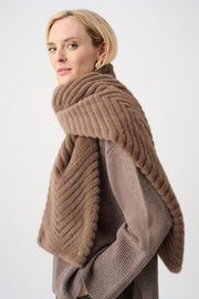 Joseph Ribkoff Faux Fur Scarf Mink