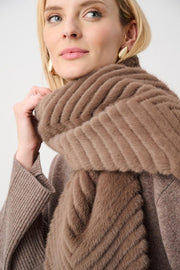 Joseph Ribkoff Faux Fur Scarf Mink