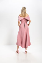 Kevan Jon Kyoto Flare Dress Melon