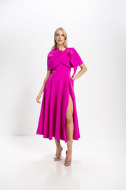 Kevan Jon Nancy Flare Dress Bright Pink