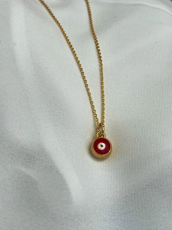 Kybalion Red Evil Eye Necklace