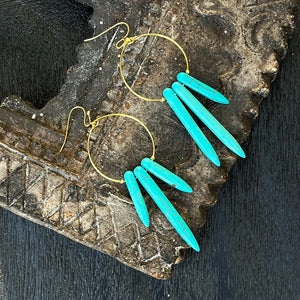 Kybalion Turquoise Drop Earrings