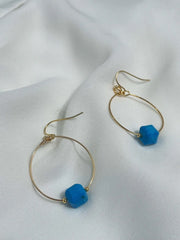 Kybalion Turquoise Hoops