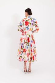 Lavi Couture Ninni Dress Floral Print Cream