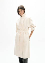 Lola Casademunt Long Coat Ecru