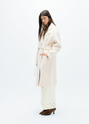Lola Casademunt Long Coat Ecru