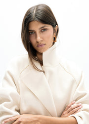 Lola Casademunt Long Coat Ecru