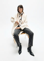 Lola Casademunt Long Coat Ecru