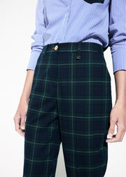 Lola Casademunt Barcelona Fit Plaid Pants