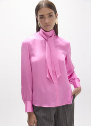 Lola Casademunt Blouse With Bow Detail Pink