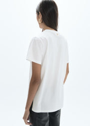 Lola Casademunt T-Shirt With Sequin Leopard White