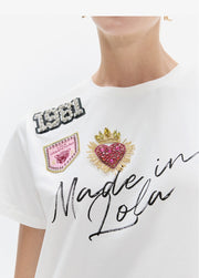 Lola Casademunt Crew Neck Tee White