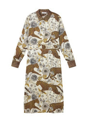 Lola Casademunt Shirt Dress Leopard/Floral Print