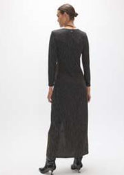 Lola Casademunt Long Shimmering Dress Black
