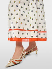 Marc Cain Dress Ecru Print