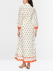 Marc Cain Dress Ecru Print