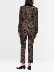 Marc Cain Blazer With Floral Print Black MLT