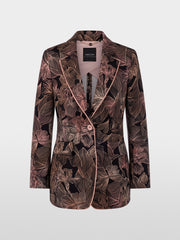 Marc Cain Blazer With Floral Print Black MLT