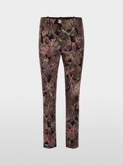 Marc Cain Sydney Pants With Floral Print Black MLT