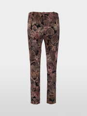 Marc Cain Sydney Pants With Floral Print Black MLT