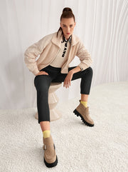 Marc Cain Polo Shirt With Animal Print Detail