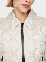 Marc Cain Quilted Jacket Light Beige