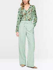 Marc Cain Blouse Floral Print Green