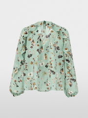 Marc Cain Blouse Floral Print Green
