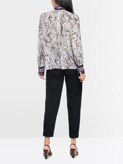 Marc Cain Bow Tie Printed Blouse