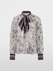 Marc Cain Bow Tie Printed Blouse