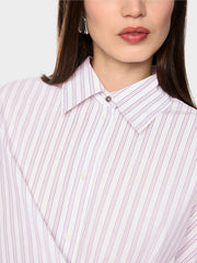 Marc Cain Wrap Striped Blouse