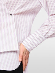 Marc Cain Wrap Striped Blouse