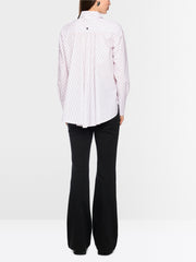 Marc Cain Wrap Striped Blouse