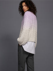 Marc Cain Wrap Striped Blouse