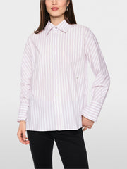 Marc Cain Wrap Striped Blouse